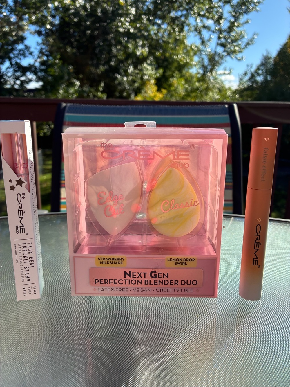 The Crème Shop Makeup Sponges, Freckle Stamp & Mascara Bundle